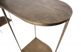 CONSOL TABLE METAL ANTIQUE BRASS - CONSOLES, DESKS